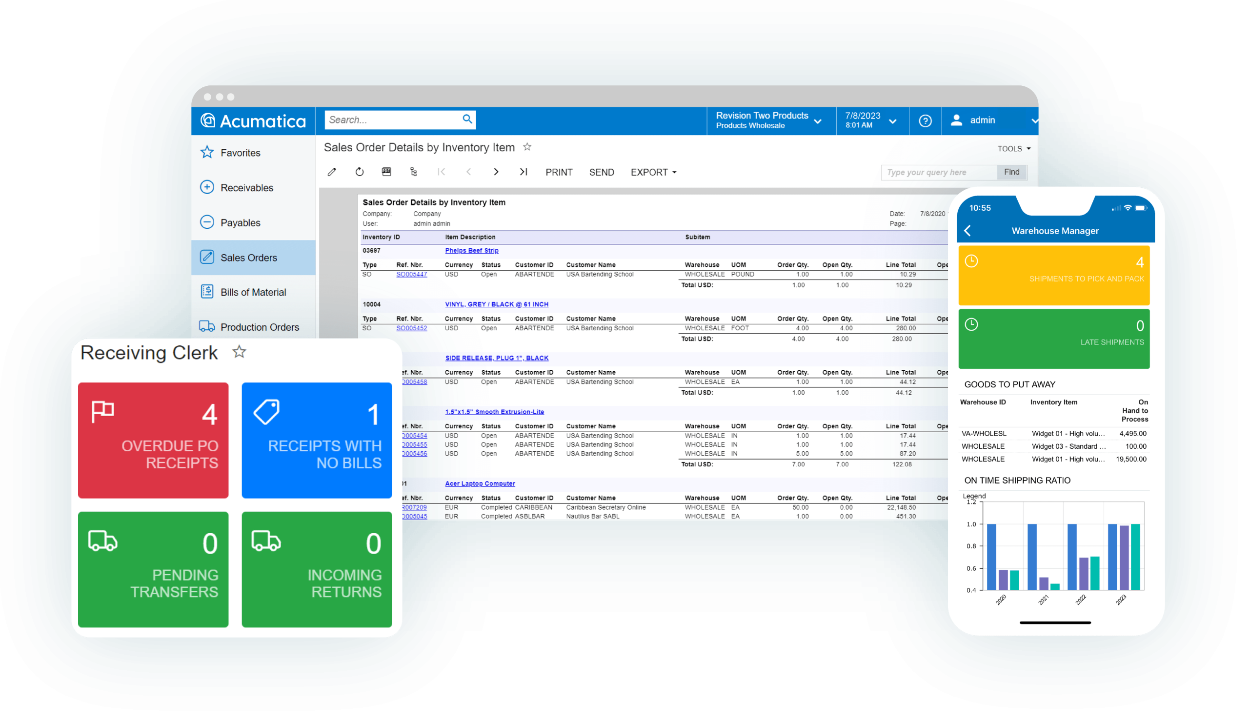 Giao diện Phân Phối