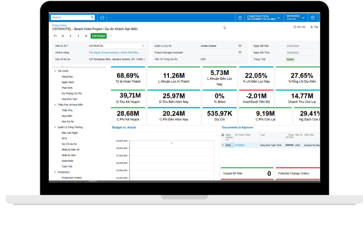 Dashboard 360 Acumatica